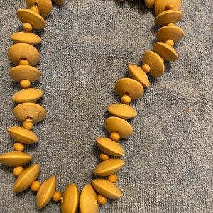 Elegant wood  Beaded Necklace